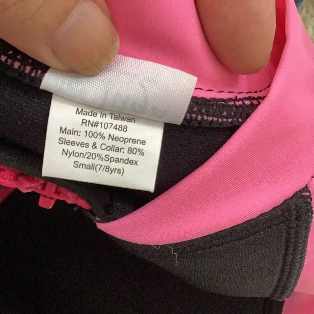 NWT Tuga Sun Swim Protection UPF 50+ Neoprene Wetsuit Girls 7/8 years